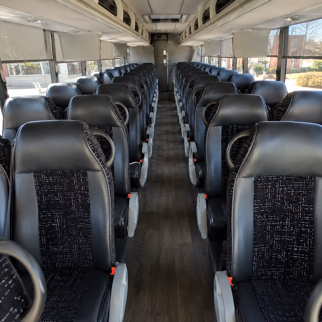 grand junction charter bus rental interior